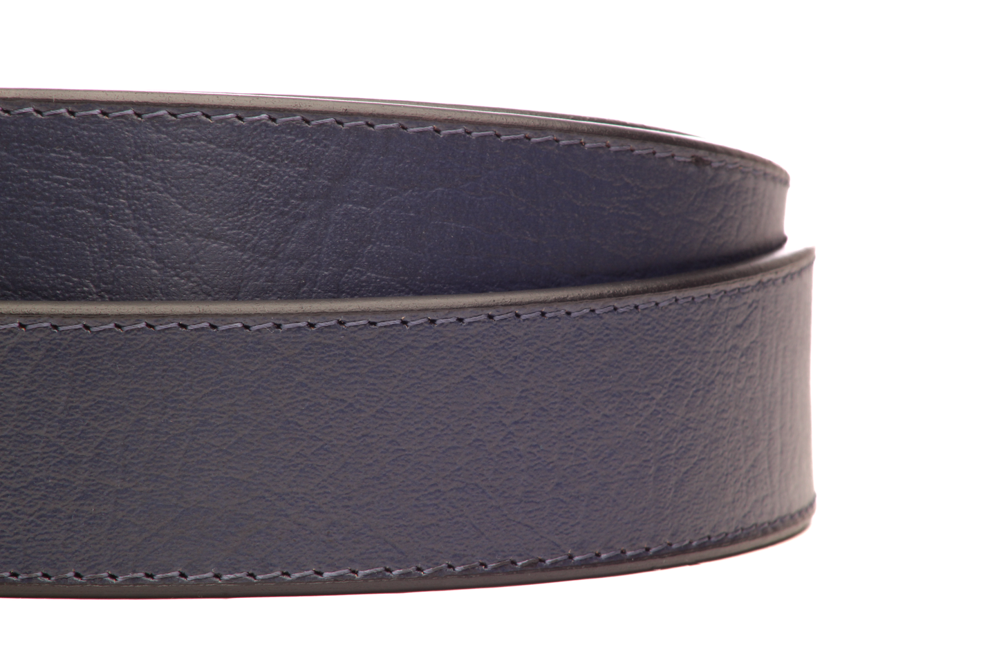 1.5" Navy Buffalo Vegetable Tanned Leather Strap