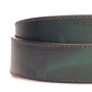 1.5" Evergreen Marbled Buffalo Leather Strap