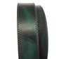 1.25" Evergreen Marbled Buffalo Leather Strap