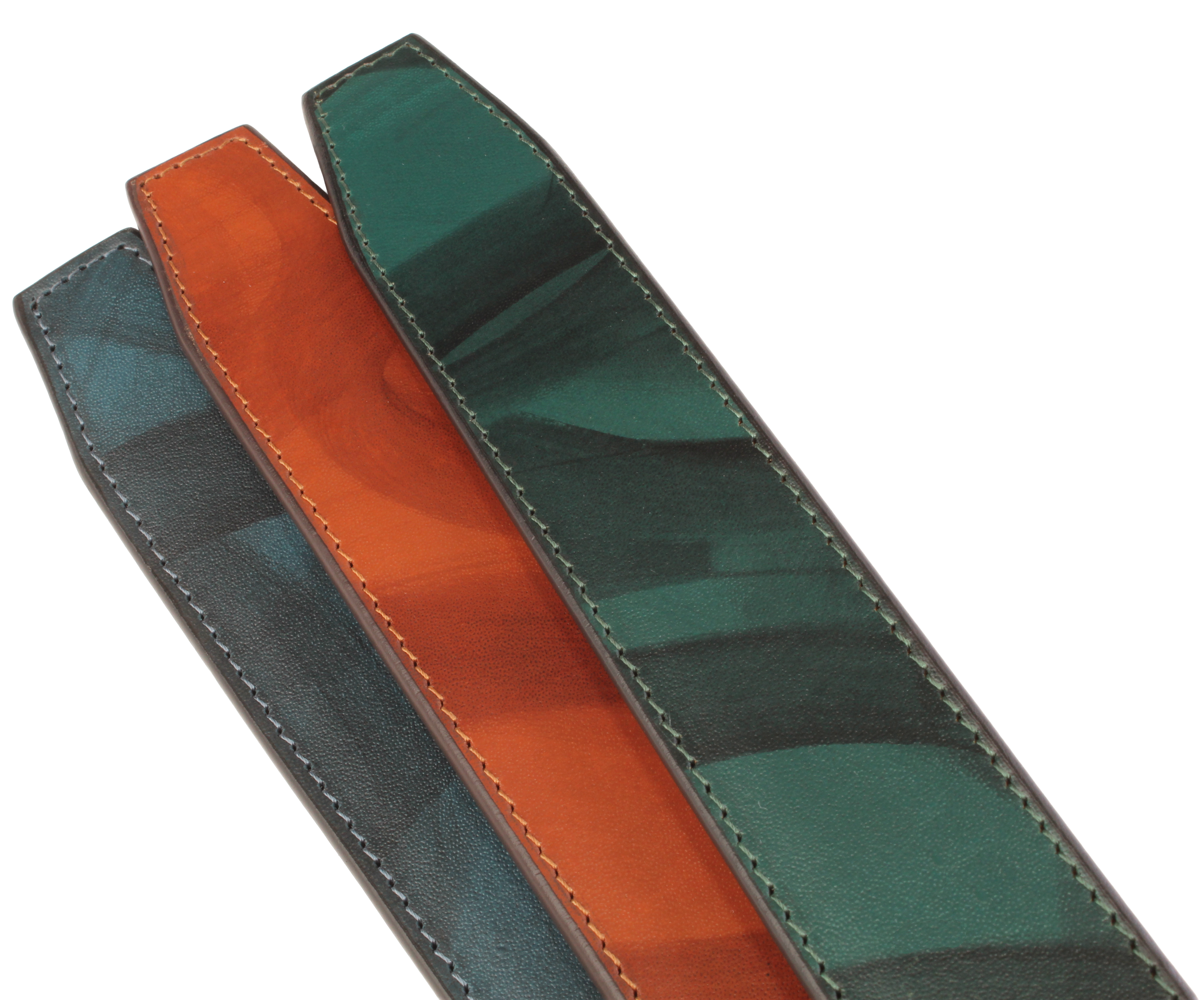 MARBLED BUFFALO LEATHERTHREE DISTINCTIVE COLORS