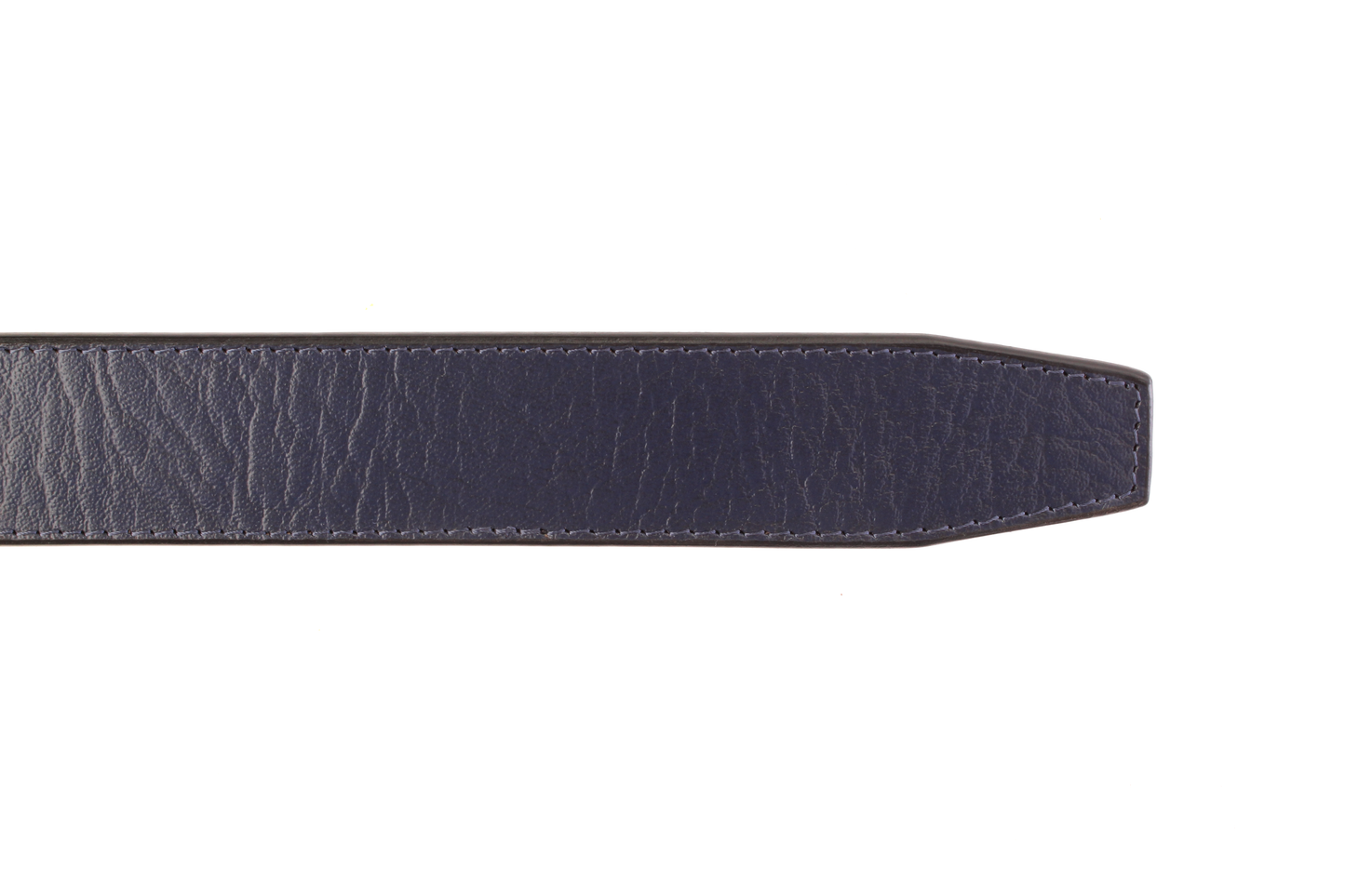 1.25" Navy Buffalo Vegetable Tanned Leather Strap