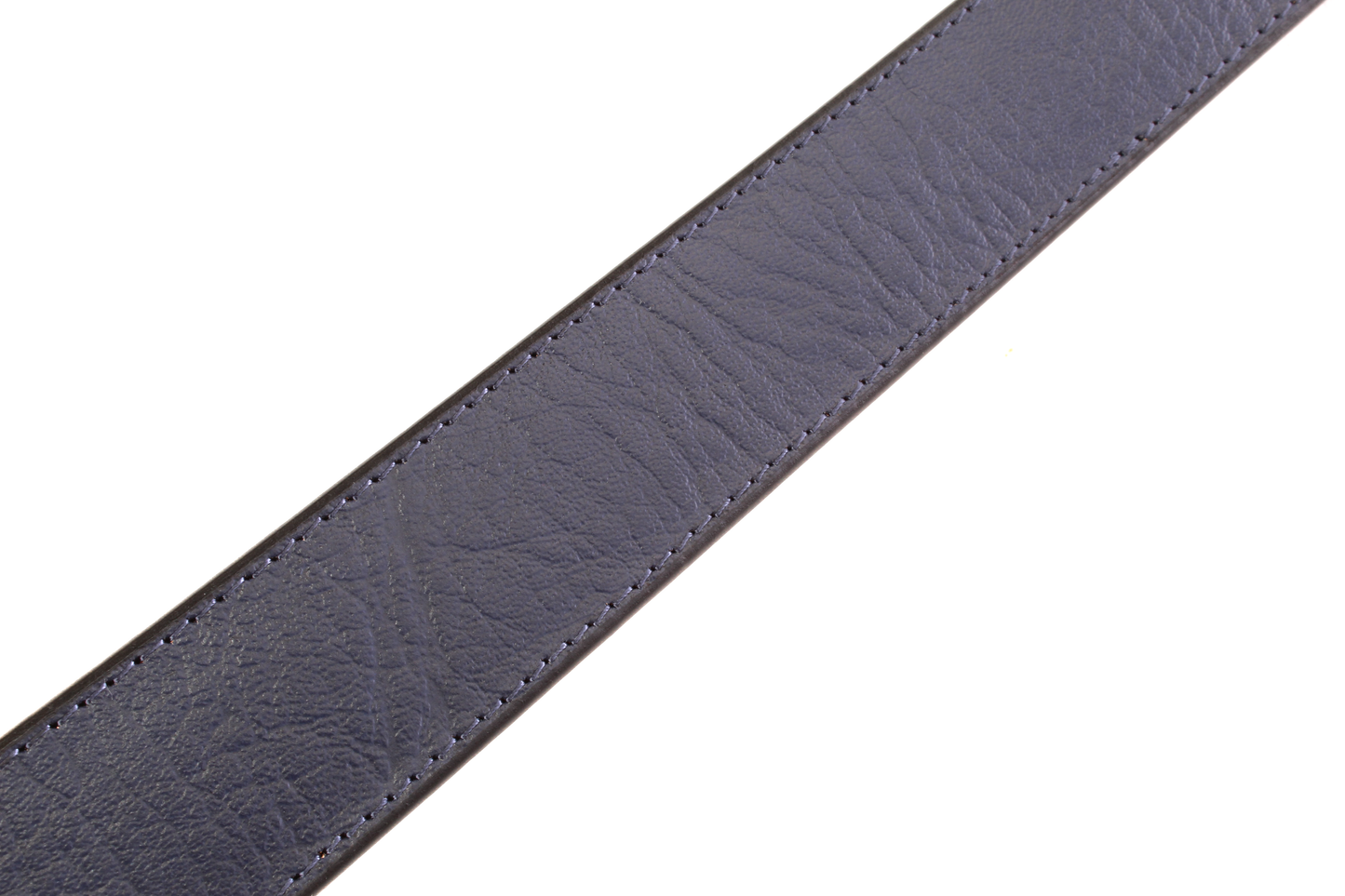 1.5" Navy Buffalo Vegetable Tanned Leather Strap