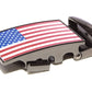 1.5" USA Flag Buckle - Full Color - in Smoked Gunmetal