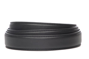 1.25" Black Microfiber Strap - Anson Belt & Buckle