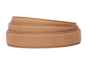 1.25" Beige Micro-Suede Strap - Anson Belt & Buckle