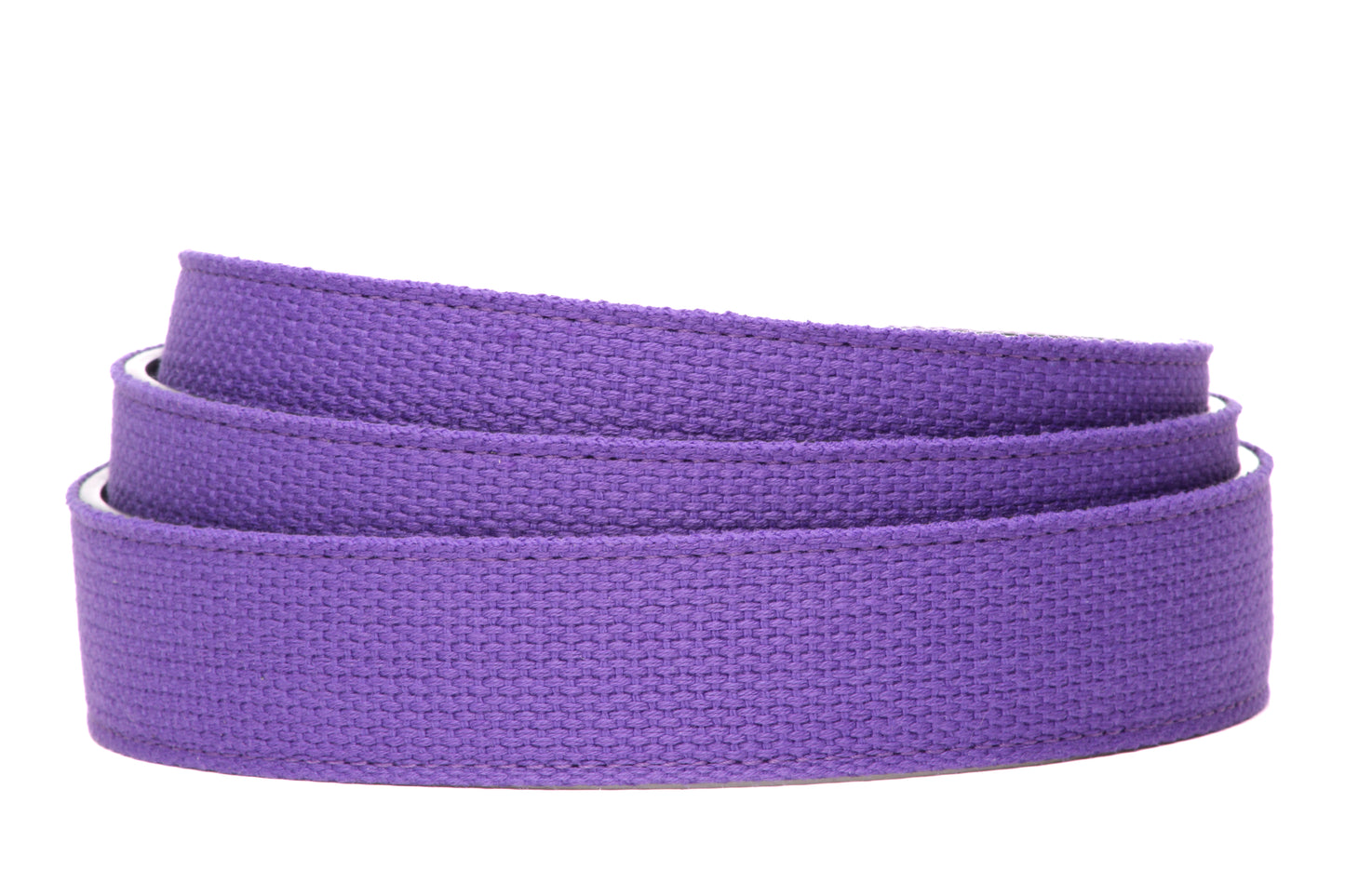 1.25" Purple Canvas Strap - Anson Belt & Buckle