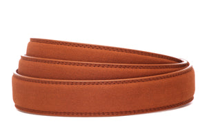 1.25" Cognac Micro-Suede Strap - Anson Belt & Buckle