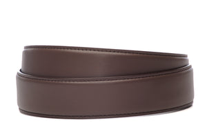 1.5" Chocolate Microfiber Strap - Anson Belt & Buckle