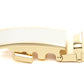 1.5" White Onyx Buckle in Gold