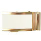 1.5" White Onyx Buckle in Gold