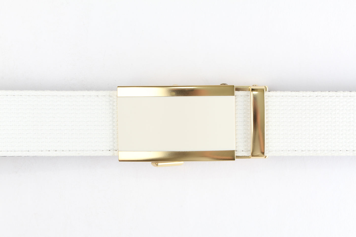 1.5" White Onyx Buckle in Gold