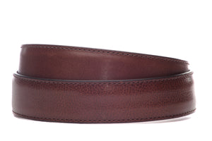 1.5" Brown Italian Calfskin Strap - Anson Belt & Buckle
