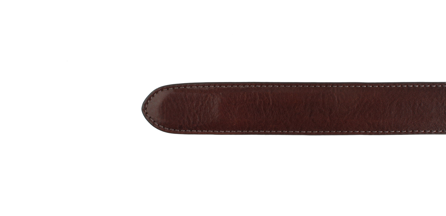 1.5" Dark Brown Italian Calfskin Strap