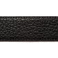 1.5" Black American Bison Leather Strap