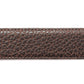 1.5" Brown American Bison Leather Strap