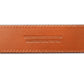 1.5" Cognac American Bison Suede Leather Strap