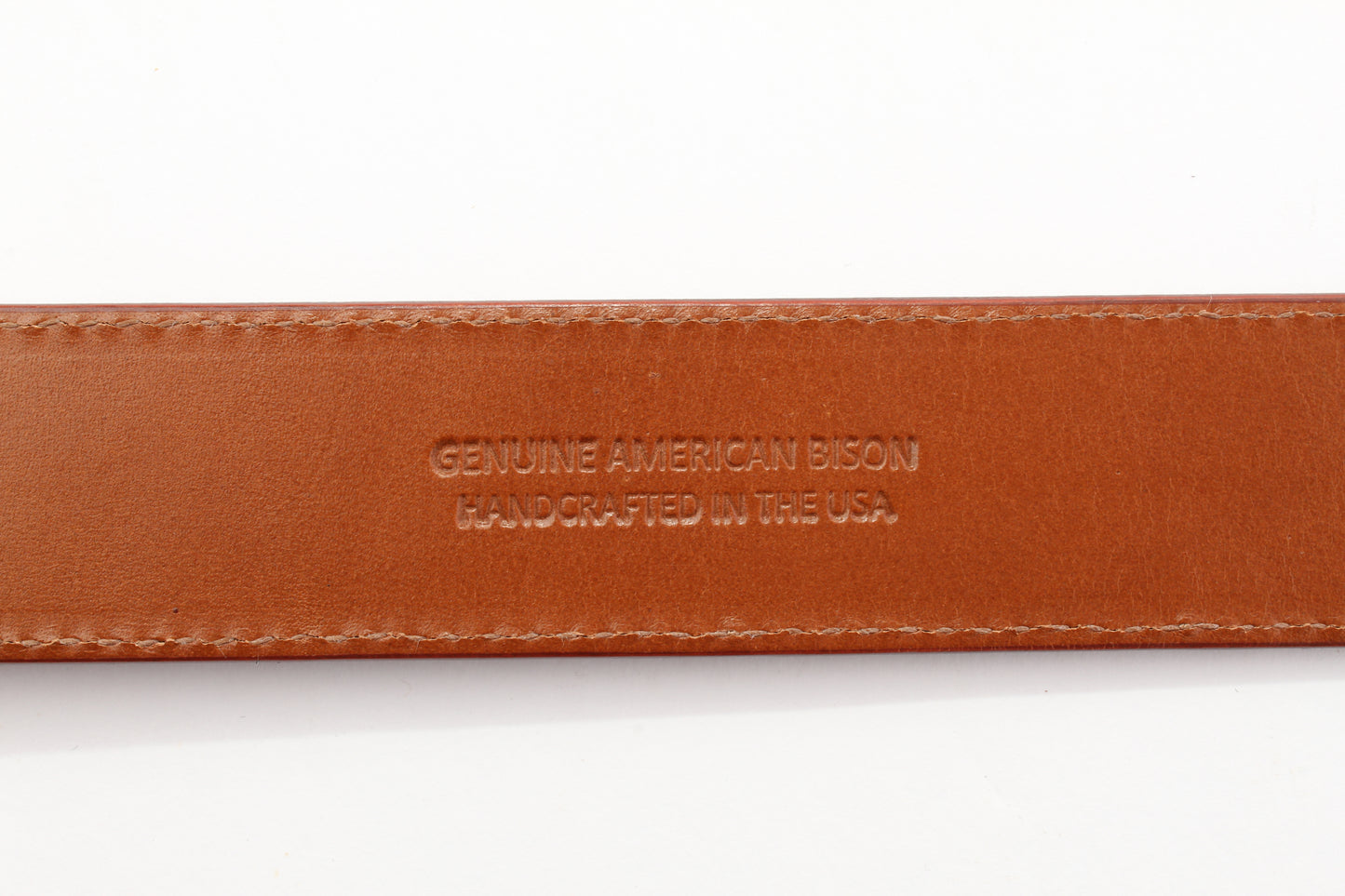 American Bison Leather / American Bison Suede Leather (strap only - 50" length)