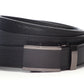 - FLASH SALE- Black Buffalo 🦬 Casual Leather w/ Onyx in Matte Gunmetal (1.5" or 1.25")