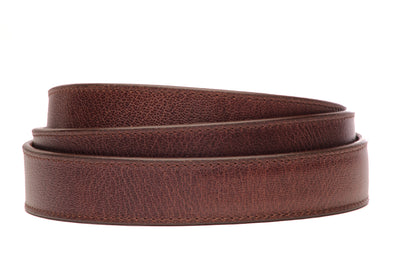 Dark Brown Heritage Buffalo Vegetable Tanned Leather Strap