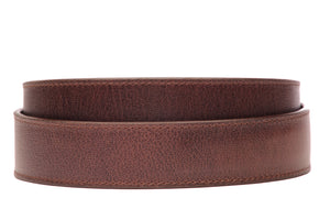 1.5" Dark Brown Heritage Buffalo Vegetable Tanned Leather Strap