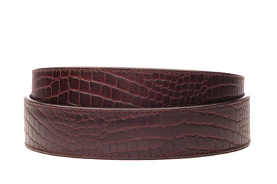 Picante Crocuffalo Vegetable Tanned Leather Strap