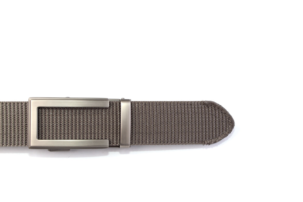 “Blue Collar Bundle” Anson Belt set, 1.5 inches wide, graphite nylon strap and traditional buckle in gunmetal