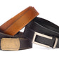 “Casual Leather” Anson Belt set, casual look, 1.5 inches wide, all 3 belts