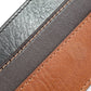 “Casual Leather” Anson Belt set, casual look, 1.5 inches wide, stitching close up of all 3 straps