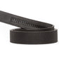 Men's XL canvas belt strap in black, 1.5 inches wide, casual look, microfiber back