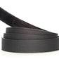 Men's canvas belt strap in graphite with a 1.25-inch width, casual look, microfiber back