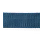 Men's canvas belt strap in marine blue with a 1.25-inch width, casual look, tip of the strap