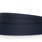 Men's canvas belt strap in navy with a 1.25-inch width, casual look