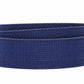 Men's canvas belt strap in navy, 1.5 inches wide, casual look