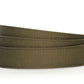 Men's canvas belt strap in olive drab with a 1.25-inch width, casual look