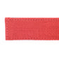 Men's canvas belt strap in salmon with a 1.25-inch width, casual look, tip of the strap