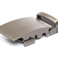 Men's classic ratchet belt buckle in gunmetal with a width of 1.5 inches.