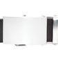 Men's classic ratchet belt buckle in silver with a width of 1.5 inches, front view.