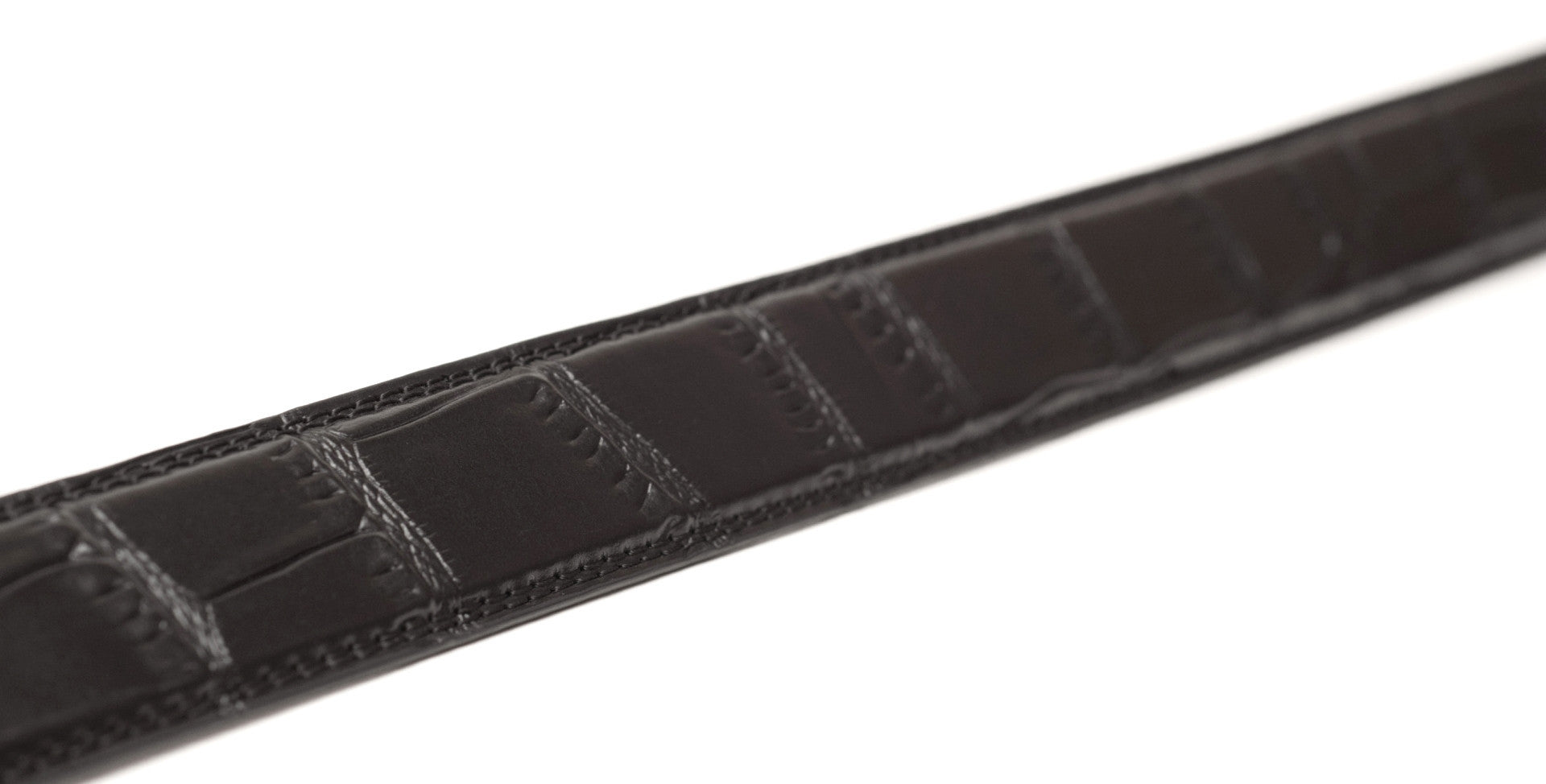 Black cheap croc strap