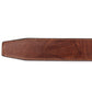 Men's leather belt strap in marbled tan buffalo vegetable tanned, 1.5 inches wide, formal look, tip of the strap