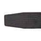 Men's leather belt strap in signature black vegetable tanned, 1.5 inches wide, casual look, tip of the strap