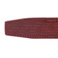 Men's leather belt strap in signature picante vegetable tanned with a 1.25-inch width, casual look, tip of the strap