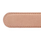 Men's micro-suede belt strap in beige with a 1.25-inch width, formal look, tip of the strap