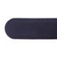 Men's micro-suede belt strap in navy with a 1.25-inch width, formal look, tip of the strap