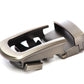 Men's traditional with a curve ratchet belt buckle in gunmetal with a 1.25-inch width.