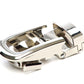 Men's traditional with a curve nickel free ratchet belt buckle with a 1.25-inch width.