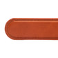 Men's vegan microfiber belt strap in british tan with a 1.25-inch width, formal look, tip of the strap