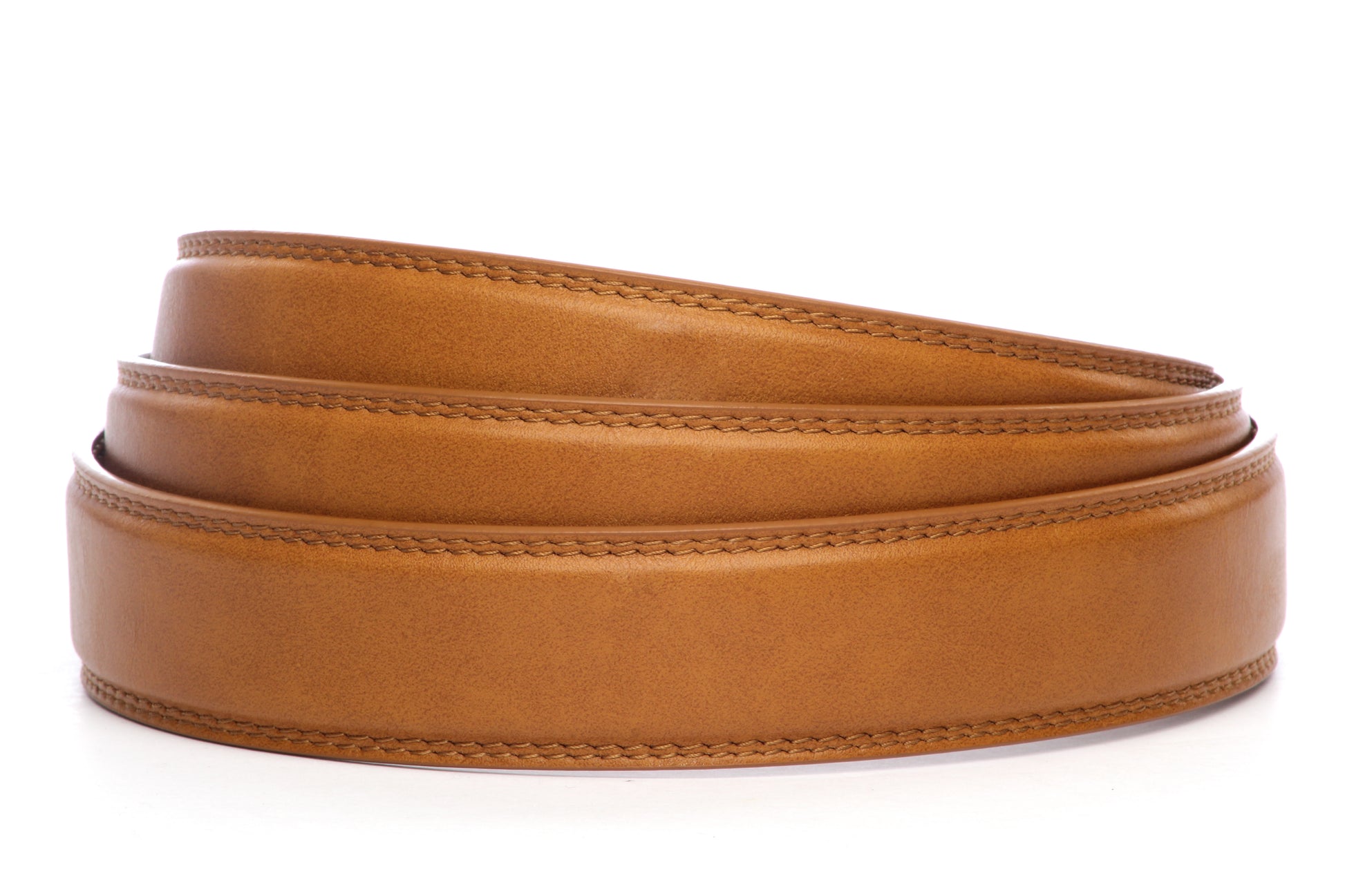 Vegan Microfiber Belt Strap Men's Ratchet Belt Honey,