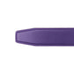 Men's vegan microfiber belt strap in purple, 1.5 inches wide, formal look, tip of the strap