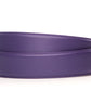 Men's vegan microfiber belt strap in purple, 1.5 inches wide, formal look