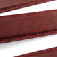 **FACTORY SECOND** 1.25" Cordovan Leather Strap - Anson Belt & Buckle